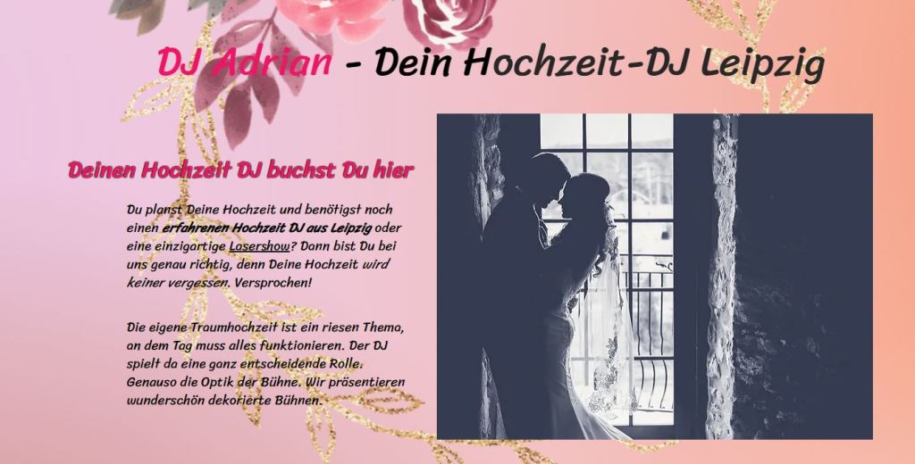 Adrian Dein Hochzeits-DJ